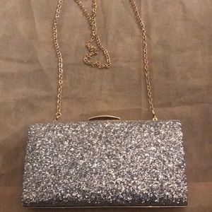 Beautiful sparkling evening bag